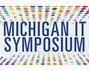 Visual identity of the 2018 Michigan IT Symposium