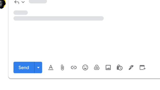 Gmail view of someone composing an email reply and using the new negotiate time feature to suggest meeting times in Calendar without leaving Gmail