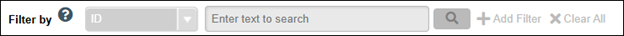 Inactive Filter By menu