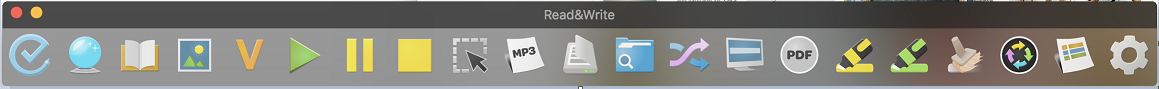 Read & Write Toolbar