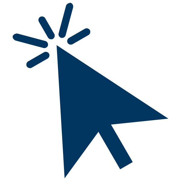 Cursor pointer, clicking