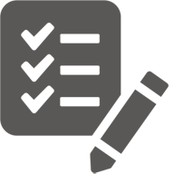 Checklist with pencil