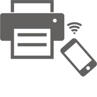 Wifi indicator between printer and mobile device